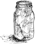 glass Ball canning jar